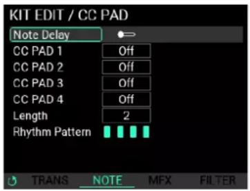 KORG MPS-10 - NOTE (Note Delay) - 1