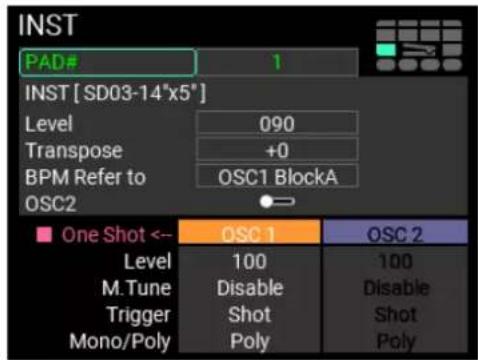 KORG MPS-10 - Création d'un nouvel instrument ('INST') - 1