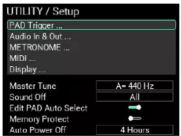 KORG MPS-10 - Setup - 1