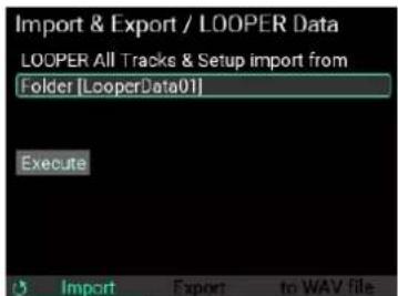 KORG MPS-10 - Procédure d'importation des données du Looper - 1