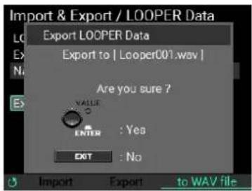 KORG MPS-10 - Exporter sous forme de fichier WAV - 2