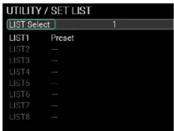 KORG MPS-10 - SET LIST - 1