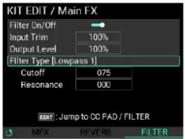 KORG MPS-10 - FILTER - 1