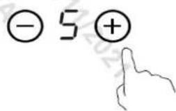 - 5 + ↑