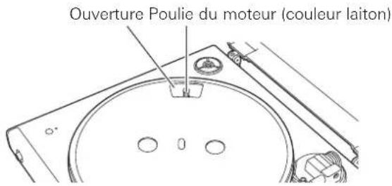 AUDIO TECHNICA AT-LP60xBTB - Remplacement de la courroie - 4