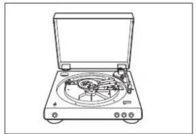 AUDIO TECHNICA AT-LP60xBTB - Contenu de l'emballage - 1