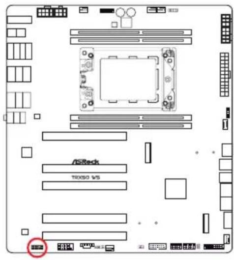 ASROCK TRX50 WS - Embases et connecteurs de la carte mère - 14