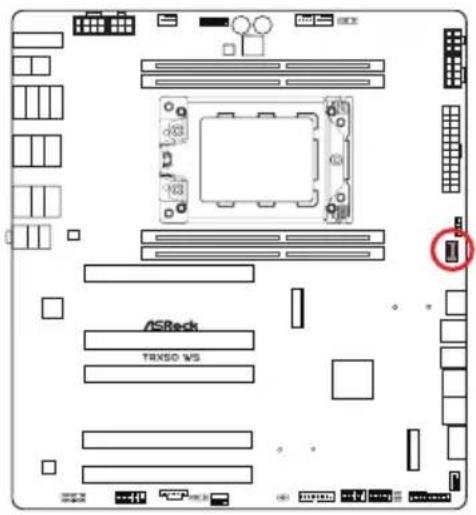 ASROCK TRX50 WS - Embases et connecteurs de la carte mère - 11