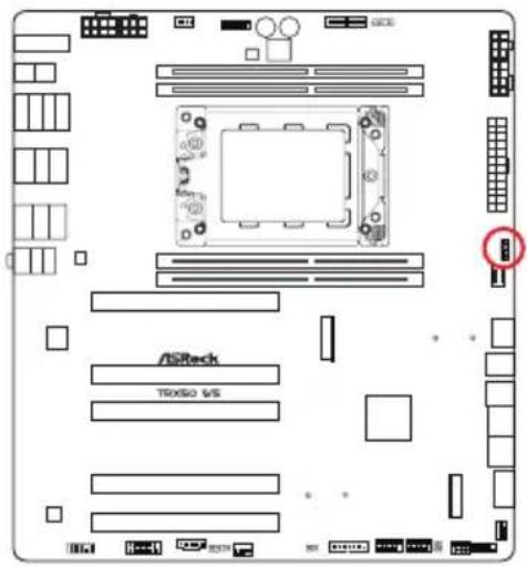 ASROCK TRX50 WS - Embases et connecteurs de la carte mère - 22