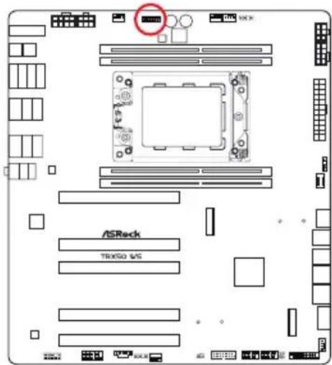 ASROCK TRX50 WS - Embases et connecteurs de la carte mère - 27