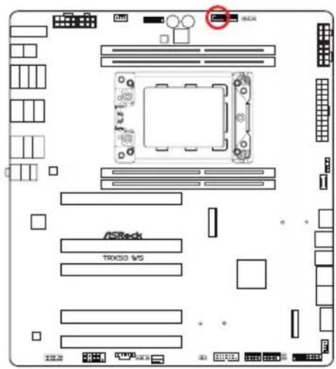 ASROCK TRX50 WS - Embases et connecteurs de la carte mère - 19