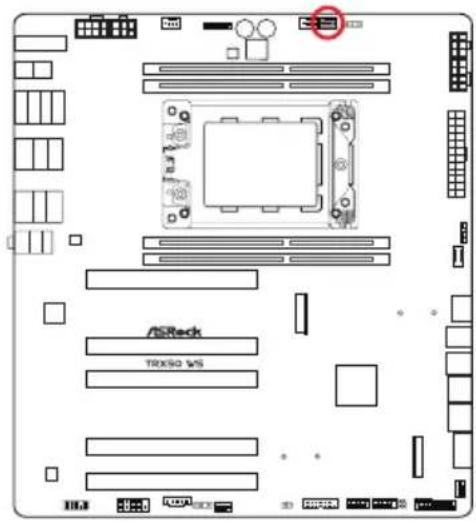 ASROCK TRX50 WS - Embases et connecteurs de la carte mère - 18