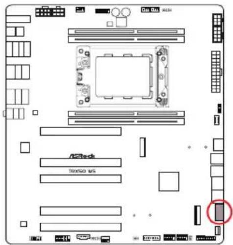 ASROCK TRX50 WS - Embases et connecteurs de la carte mère - 26