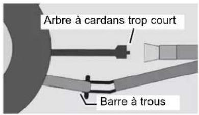 KUBOTA RA2577 - Remplacement de l'arbre à cardans - 1
