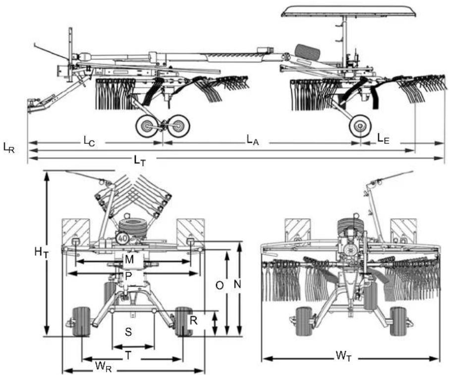 KUBOTA RA2577 - Désignation des sous-ensembles - 2