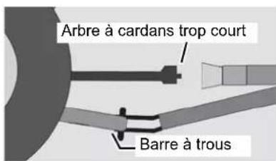 KUBOTA RA2071T - Remplacement de l'arbre à cardans - 1