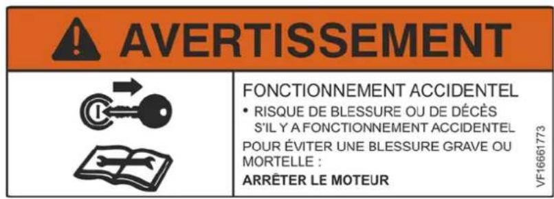 KUBOTA RA2071T - Autocollants DANGER, AVERTISSEMENT et ATTENTION sur la machine - 5