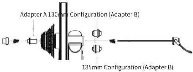 Wahoo Kickr Move - 針對130MM或135MM快拆 - 1
