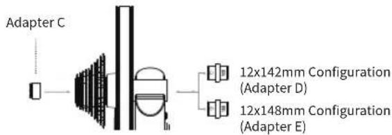 Wahoo Kickr Move - FOR 142MM OR 148MM THRU AXLE - 1