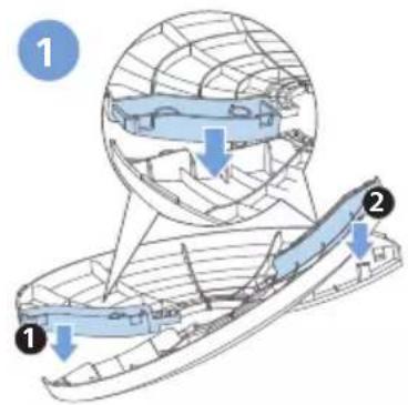 PHILIPS 5000 series CX5535 - Installation du socle du ventilateur - 1