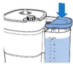 PHILIPS HD7888 - Uzmanību! Neievietojiet ūdens tvertnē kafijas pupiņas vai maltu kafiju. - 3