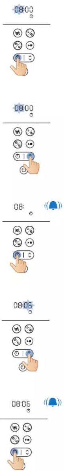 PHILIPS HD7888 - Indstilling af timer - 1