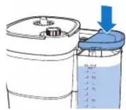 PHILIPS HD7888 - Caution: Do not put coffee beans or pre-ground coffee in the water reservoir - 3