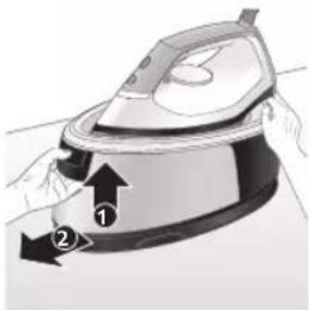PHILIPS 2000 series PSG2000 - تنظيف قاعدة المكواة - 2