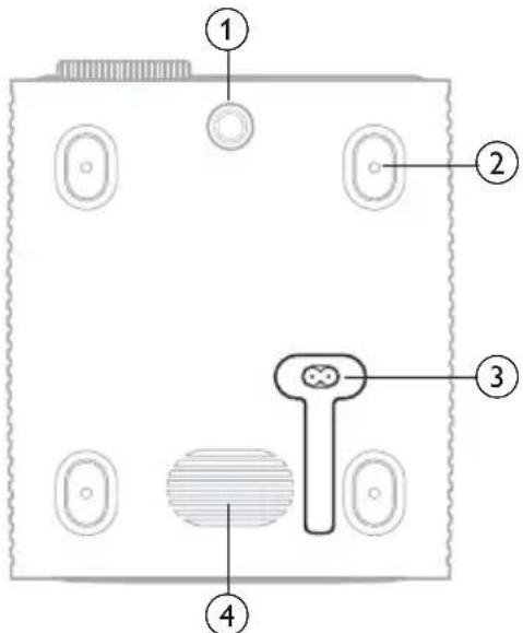 PHILIPS NeoPix 330 NPX330 - Vue du dessous - 1