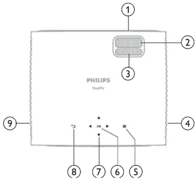 PHILIPS NeoPix 122 NPX122 - Vue de dessus - 1