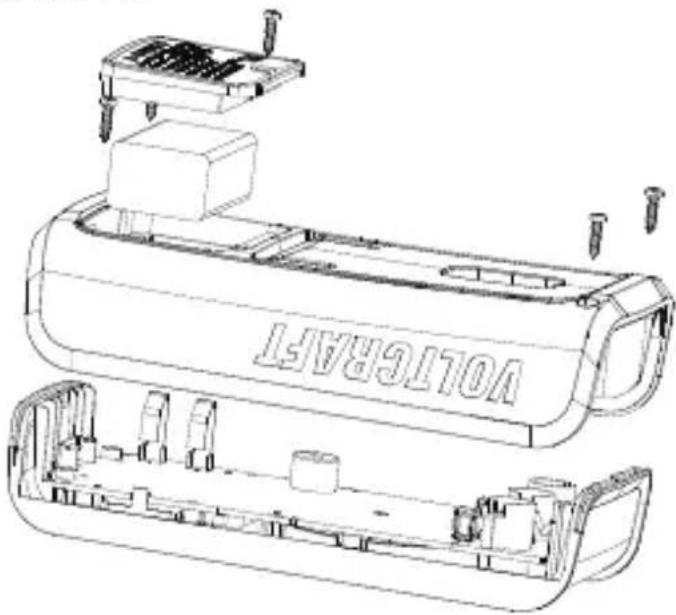 VOLTCRAFT VC191 - Remplacement du fusible - 2