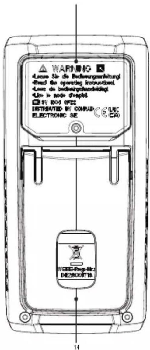 VOLTCRAFT VC191 - Éléments de fonctionnement - 2