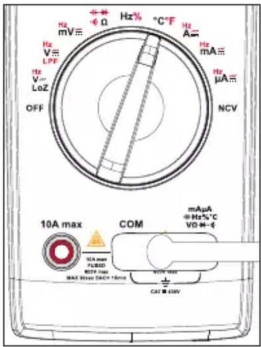 VOLTCRAFT VC191 - i) Mesure de la température - 2