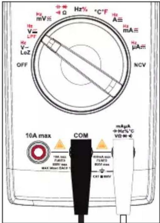 VOLTCRAFT VC191 - b) DC/AC voltage Measurement - 2