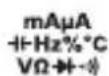 VOLTCRAFT VC191 - f) Diodentest (▶+ - 3