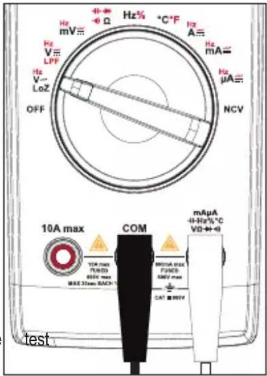 VOLTCRAFT VC191 - c) LoZ AC voltage measurement - 2