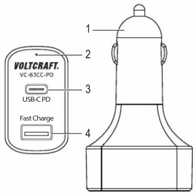 VOLTCRAFT CAS-63 - b) Appareils connectés - 1