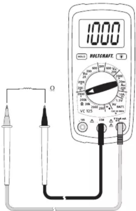 VOLTCRAFT DT-TEST-KIT 150 - e) Weerstandsmeting - 2
