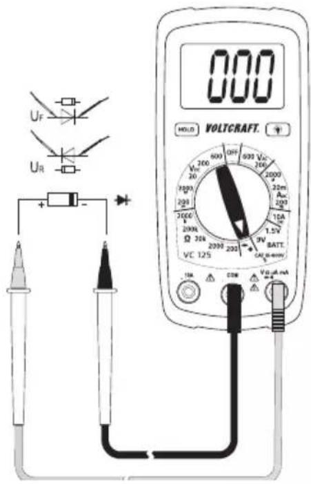 VOLTCRAFT DT-TEST-KIT 150 - g) Diodetest - 2