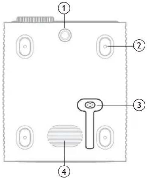 PHILIPS NeoPix 730 NPX730 - Vue du dessous - 1