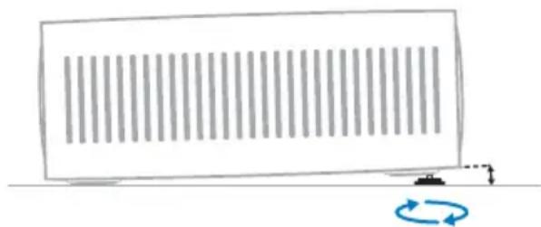 PHILIPS NeoPix 730 NPX730 - Réglage de la hauteur de l'écran - 1