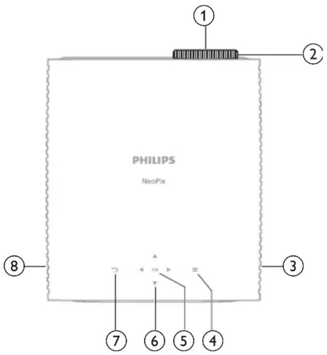PHILIPS NeoPix 730 NPX730 - Vue de dessus - 1