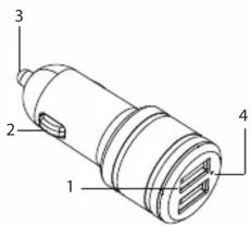 VOLTCRAFT CPS-36W - Éléments de fonctionnement - 1