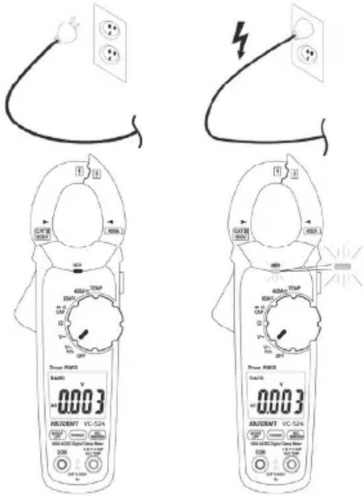 VOLTCRAFT VC-524 - Non-contact AC voltage detection (NCV) - 2