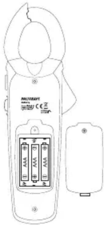 VOLTCRAFT VC-524 - Pour insérer/remplacer, procédez comme suit : - 2