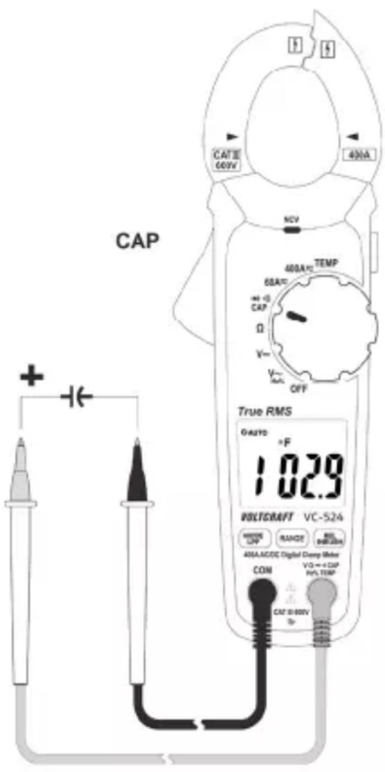 VOLTCRAFT VC-524 - Mesure de la capacité - 3