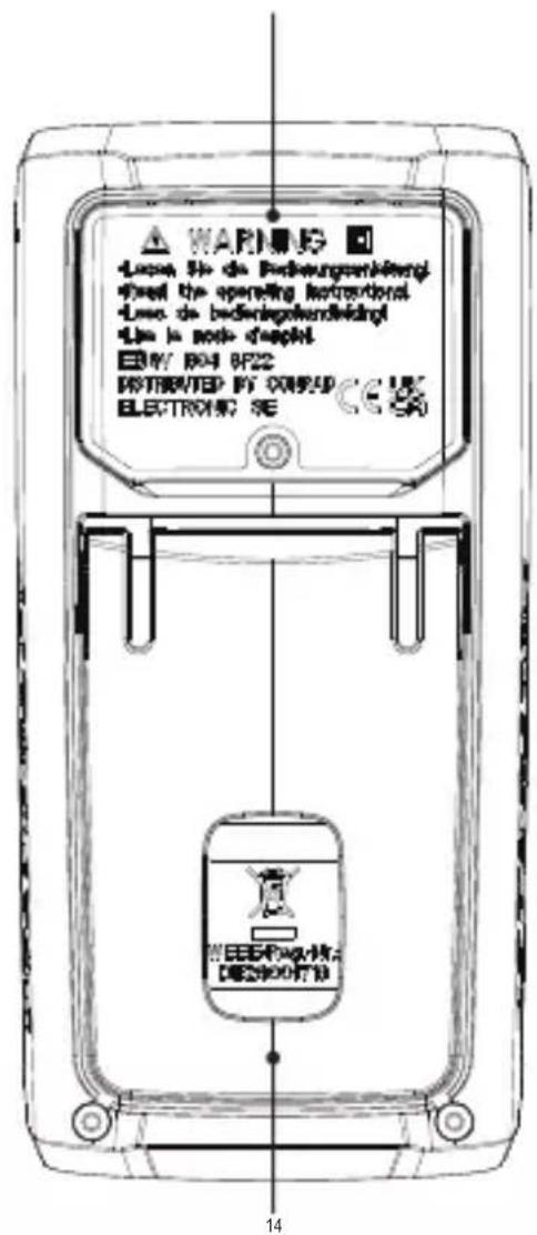 VOLTCRAFT VC171 - Bedieningselementen - 2