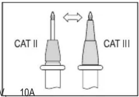 VOLTCRAFT VC171 - f) Sondes - 1
