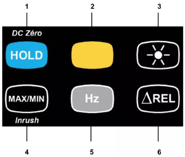 CHAUVIN ARNOUX F604 - LES TOUCHES DU CLAVIER - 1