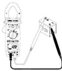 METRIX MX 655 - DC voltage measurement - 1